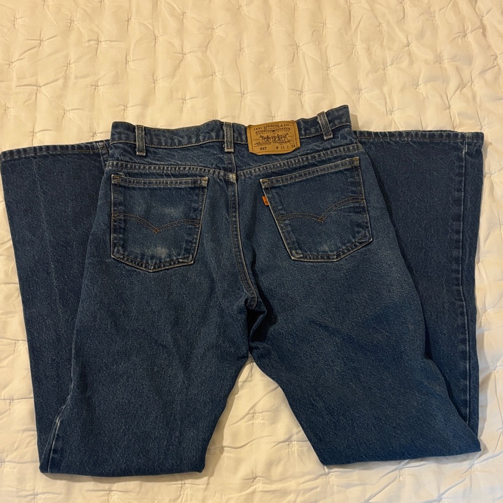 Vintage Orange Tag Levi's 517 Unisex Jeans W 31 x L 34